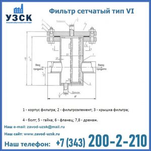 Фильтр сетчатый ФС по Т-ММ-11-2003 в Майкопе
