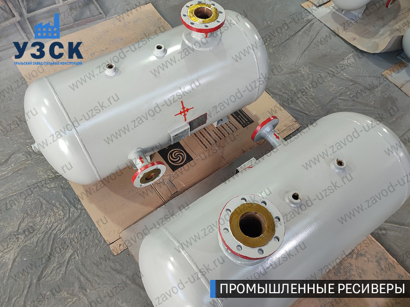 фотография промышленных ресиверовдля газа Майкоп